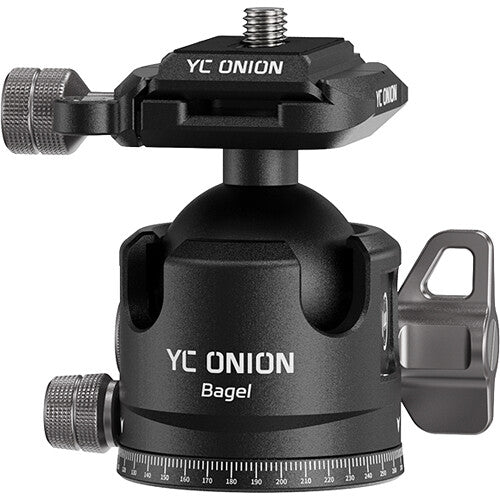 YC Onion BC44 Bagel Cabezal de Bola Capacidad 15kg Altura 9cm con Placa Rápida