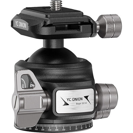 YC Onion BC44 Bagel Cabezal de Bola Capacidad 15kg Altura 9cm con Placa Rápida