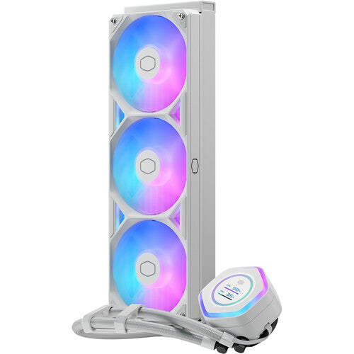 Cooler Master MasterLiquid Atmos II 360mm refrigerador líquido CPU AIO pantalla LCD 2.1 pulgadas 3 ventiladores 120mm ARGB