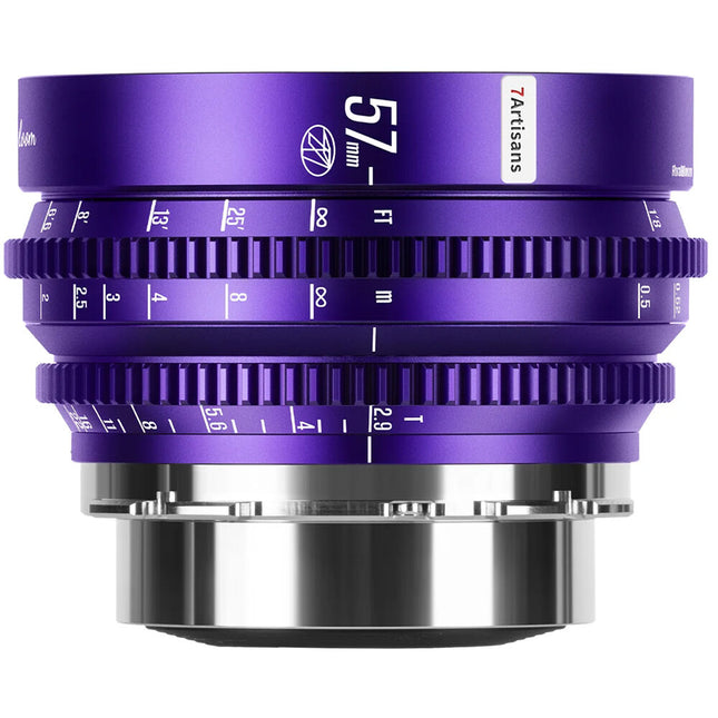 7Artisans Floral Bloom 57mm T2.9 Lente ARRI PL Apertura T2.9-T22 Diámetro 79mm