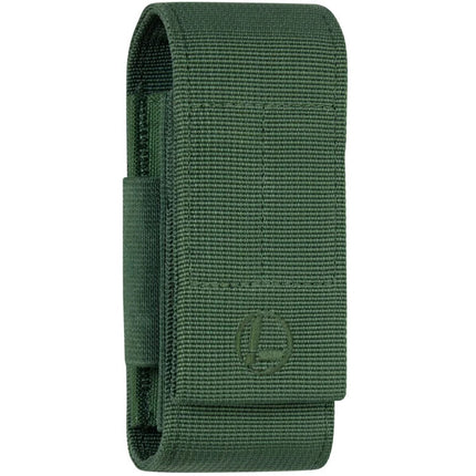 Leatherman Funda MOLLE Verde Extra Grande Cierre de Gancho y Presión Compatible con Cinturones y Sistema MOLLE