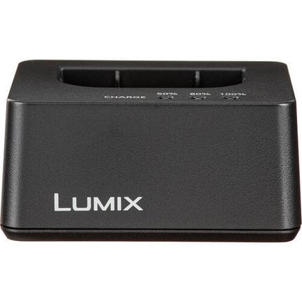 Cargador de batería Panasonic DMW-BTC15 para DMW-BLK22 con cables AC y USB-C