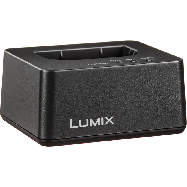 Cargador de batería Panasonic DMW-BTC15 para DMW-BLK22 con cables AC y USB-C
