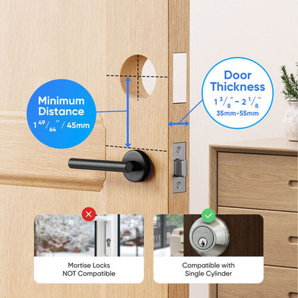 eufy Security E330 Cerradura Inteligente con Video 2K y Batería 10000mAh