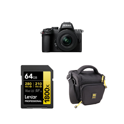 Nikon Z50 II Cámara Sin Espejo con Lente 16-50mm 20.9MP y Bolsa Básica