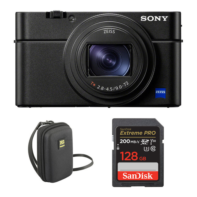 Sony RX100 VII Cámara Digital 20.1MP 24-200mm Funda y Tarjeta 128GB