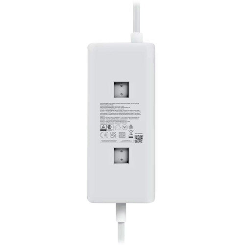 Adaptador Ubiquiti PoE+ integrado USB-C 30W 1 puerto RJ45 con soporte de pared