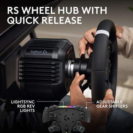 Logitech G RS50 Volante de Carreras Kit con Shifter y Pedales 8 Nm Torque