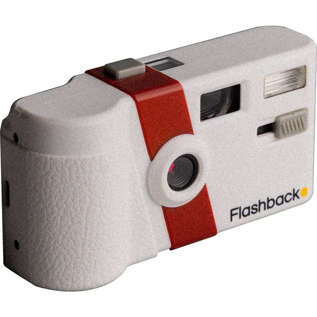 Flashback ONE35 V2 Cámara Roja Blanca 13MP 27 Exposiciones USB-C