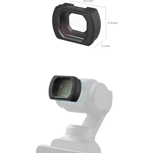SmallRig Lente Gran Angular para DJI Osmo Pocket 3 112° FOV montaje magnético estuche