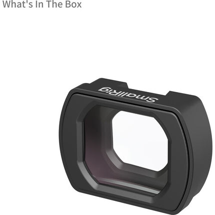 SmallRig Clip para Correa de Mochila con Lente Gran Angular 112° para DJI Osmo Pocket 3 y Xtra Muse Kit