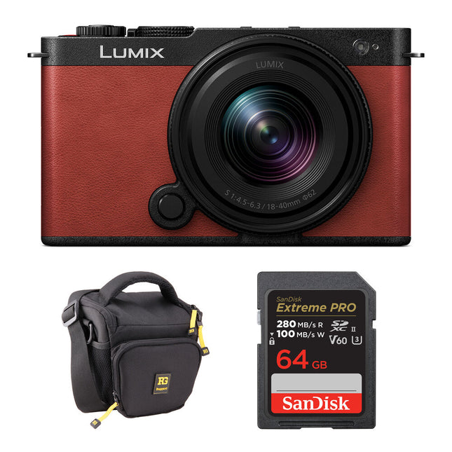 Panasonic LUMIX S9 Cámara sin Espejo 24.2MP con Lente 18-40mm y Kit Básico