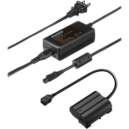 Power2000 AC-EL15CV3 Adaptador AC y Acoplador DC para Nikon EN-EL15c Compatible con Z8 Z7 II D850 D750