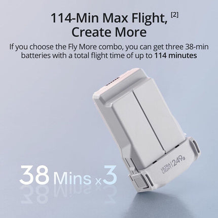 DJI Mini 3 Drone con control remoto RC 4K 30FPS 48MP 38 min vuelo Fly More Combo
