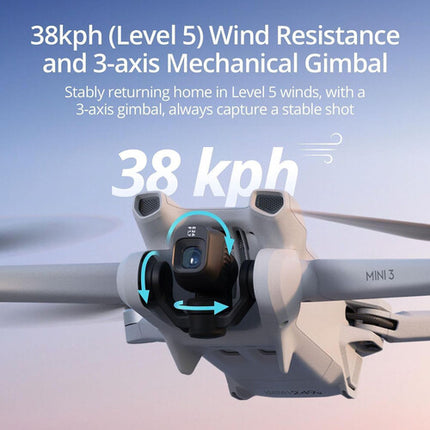 DJI Mini 3 Drone con control remoto RC 4K 30FPS 48MP 38 min vuelo Fly More Combo