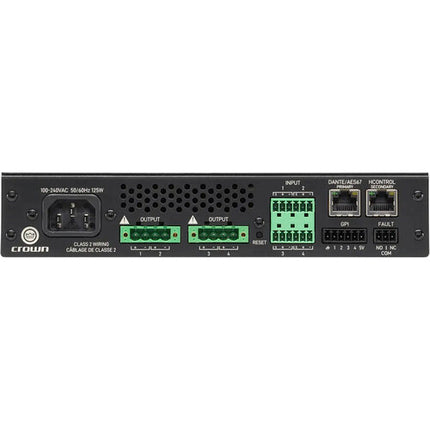 Crown Audio CTD-4125 Amplificador de Potencia 4 Canales 125W Rack 1/2