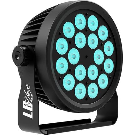 Blizzard LB Hex Alloy Luz de Lavado 18 x 18W RGBAW UV 25° con Cable de Alimentación