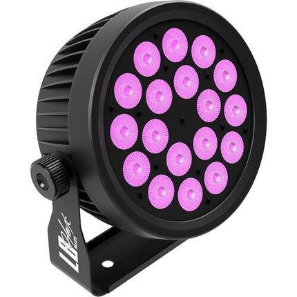 Blizzard LB Hex Alloy Luz de Lavado 18 x 18W RGBAW UV 25° con Cable de Alimentación