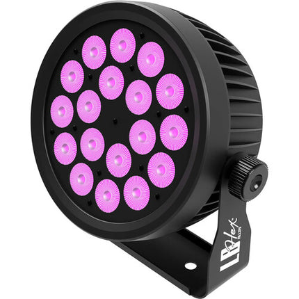 Blizzard LB Hex Alloy Luz de Lavado 18 x 18W RGBAW UV 25° con Cable de Alimentación