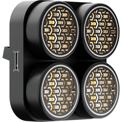 Blizzard Lux Quadra X4 Quad-Cell Blinder con 4x50W LED blanco cálido y 252 LED RGB