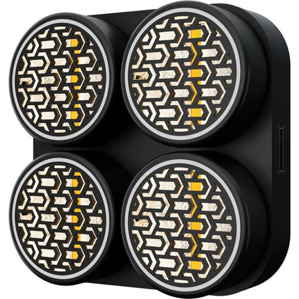 Blizzard Lux Quadra X4 Quad-Cell Blinder con 4x50W LED blanco cálido y 252 LED RGB