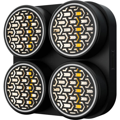 Blizzard Lux Quadra X4 Quad-Cell Blinder con 4x50W LED blanco cálido y 252 LED RGB