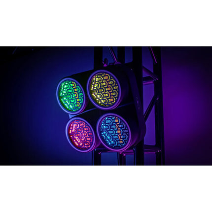 Blizzard Lux Quadra X4 Quad-Cell Blinder con 4x50W LED blanco cálido y 252 LED RGB