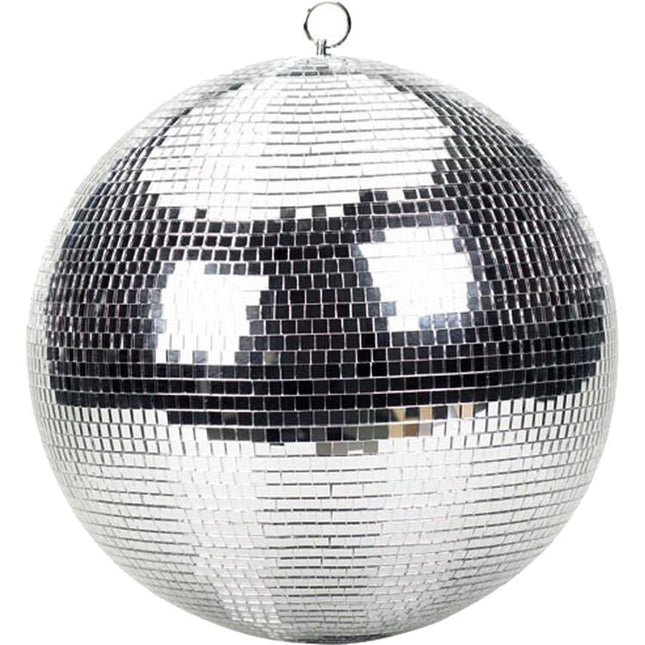 ProX MB-16 Bola de Espejo 16" Plata Brillante con Anillo Colgante