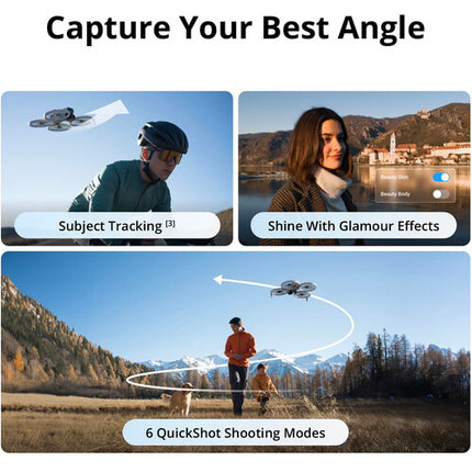 DJI Flip Drone con cámaras 4K60 y tiempo de vuelo de 31 minutos Fly More Combo