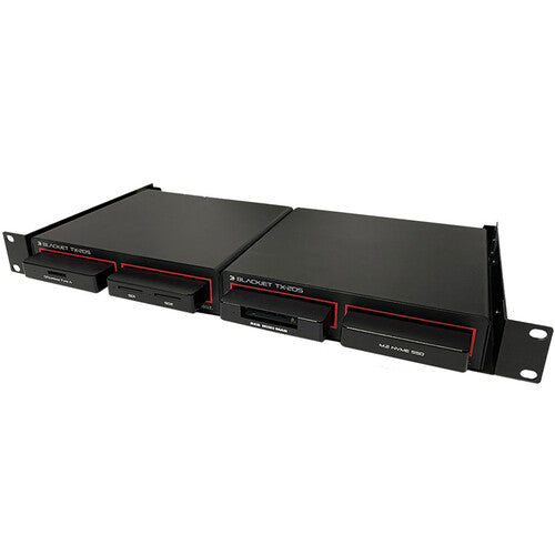 BLACKJET TX-2DS Docking Thunderbolt 3 2 Bahías Sistema con Kit Rack