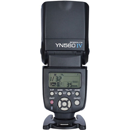 Yongnuo YN560-IV Speedlite Flash con alcance 100 m y zoom 24-105 mm estuche y soporte