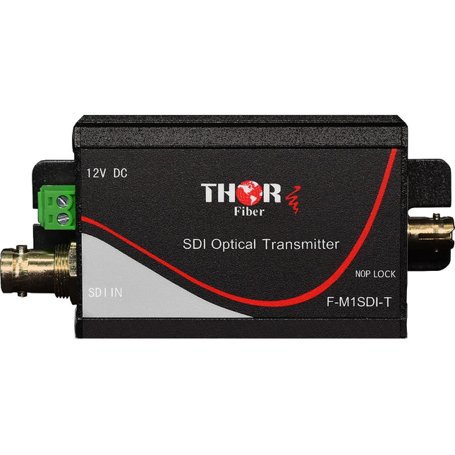Thor 1-Channel Mini Extensor de Fibra Óptica HD-SDI 3G RS-485