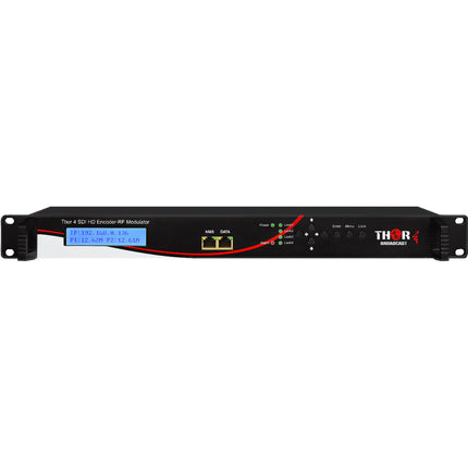 Thor Modulador SDI a QAM y Codificador IPTV 4 Entradas con Cable HD-SDI