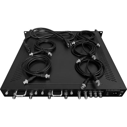Thor Modulador SDI a QAM y Codificador IPTV 4 Entradas con Cable HD-SDI