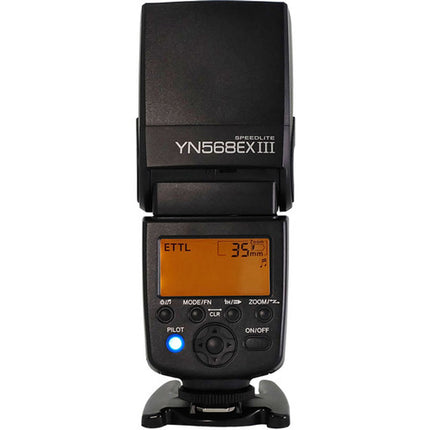 Yongnuo YN568EX III Flash para Nikon GN190 Zoom 24-105mm Tiltable