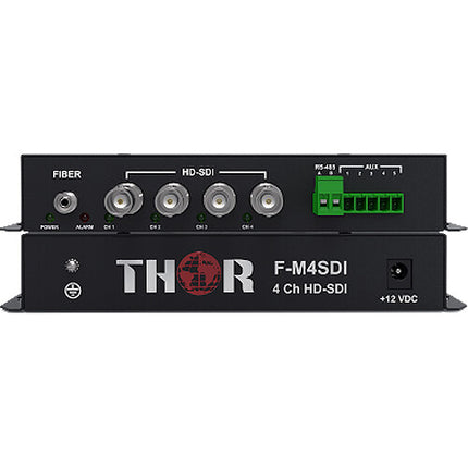 Thor Kit Extensor HD-SDI 4 Canales 1.485 Gb/s Fibra ST 20 km