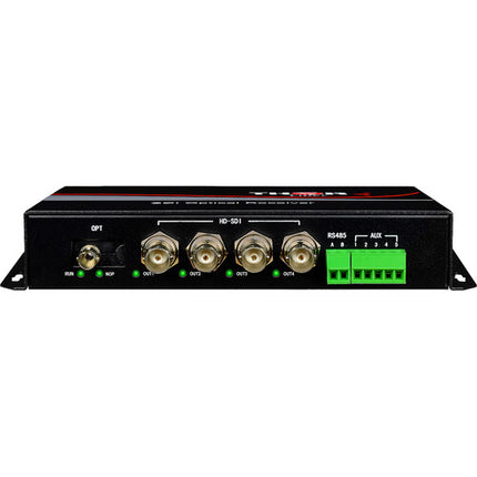 Thor Kit Extensor HD-SDI 4 Canales 1.485 Gb/s Fibra ST 20 km