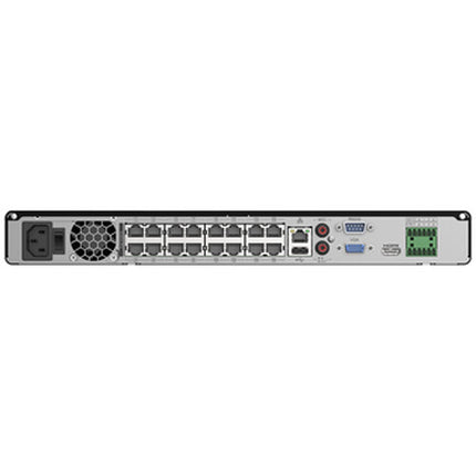 Luminys R32-16PA NVR 16 Canales UHD 4K 10TB HDD 8MP PoE