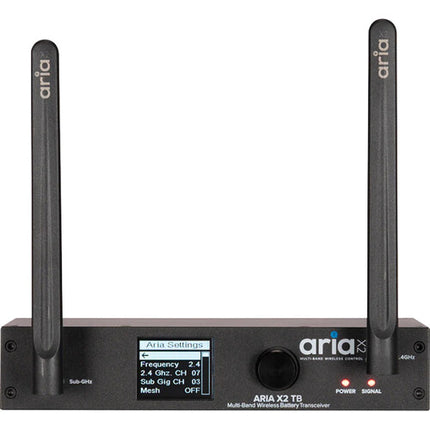 ADJ Aria X2 TB Transceptor DMX Inalámbrico 1 Universo Sub-GHz 2.4 GHz Bluetooth