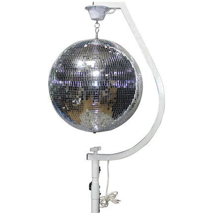 ProX Gancho y Motor Giratorio para Bola de Espejo 16-20" 1 rpm Diseño Curvo