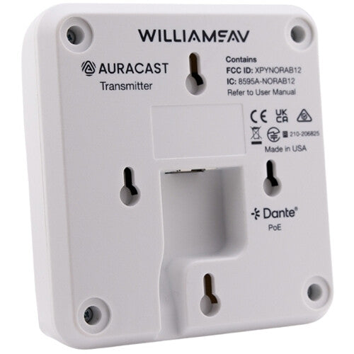 Williams Sound Infinium Auracast Transmisor Solo Rango 100 m Baja Latencia