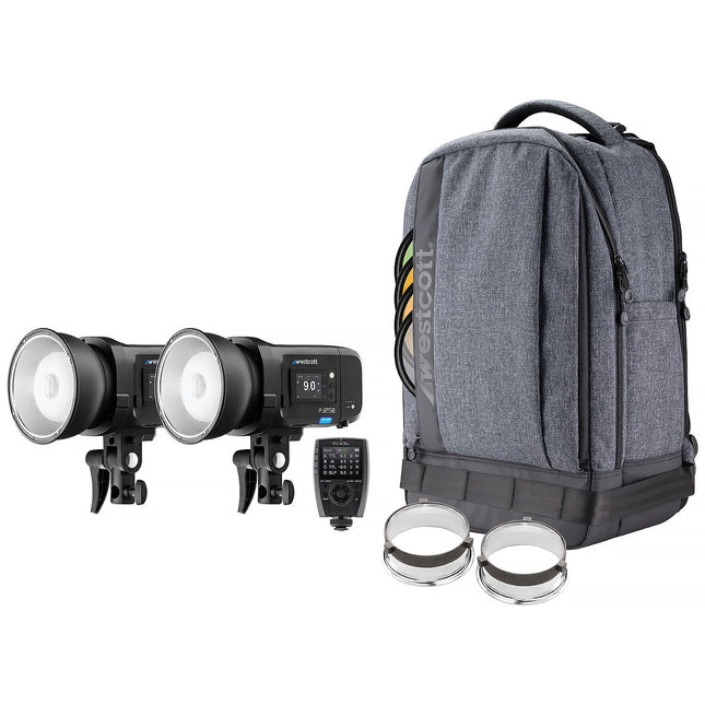 Westcott FJ250 250Ws Estroboscopio con Disparador FJ-X3 S para Sony Kit 2 Luces con Mochila