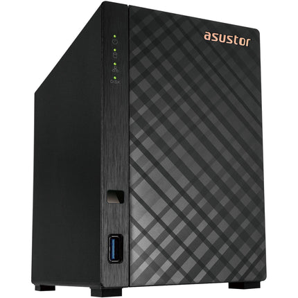 Asustor Drivestor 2 Gen2 2 Bahías NAS 1 7 GHz CPU 1GB RAM Bundle Completo