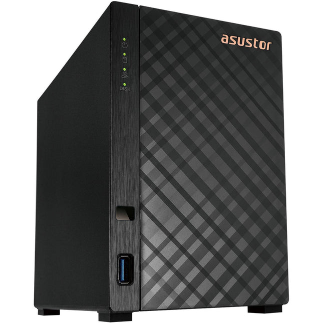 Asustor Drivestor 2 Gen2 2 Bahías NAS 1 7 GHz CPU 1GB RAM Bundle Completo