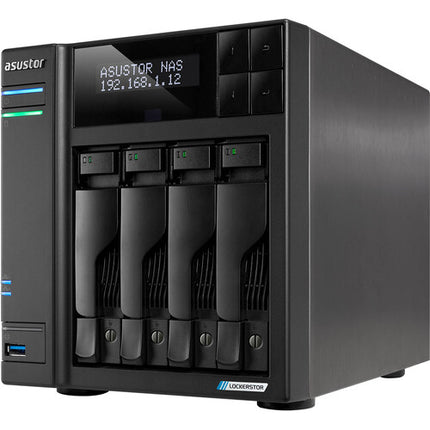 Asustor Lockerstor 4 Gen2+ NAS 4 Bahías SATA NVMe 2 GHz Quad-Core