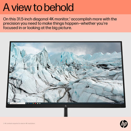 HP E32k G5 Monitor 31.5" 4K UHD 3840x2160 65W USB-C 3 Años