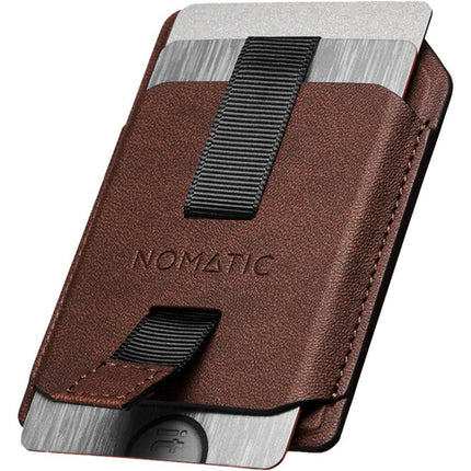 Nomatic Phone Wallet Marrón Cartera para Móvil Compatible MagSafe 4 Tarjetas