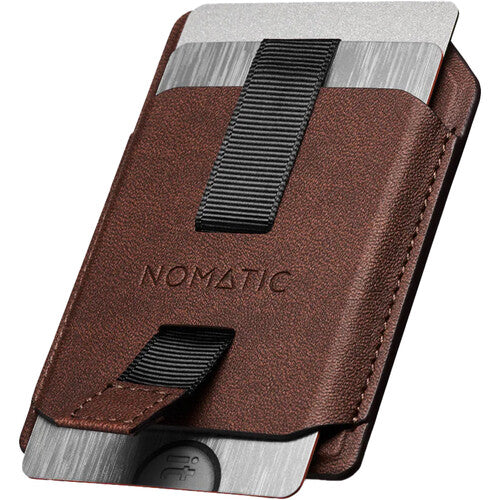 Nomatic Phone Wallet Marrón Cartera para Móvil Compatible MagSafe 4 Tarjetas