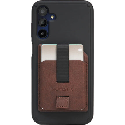 Nomatic Phone Wallet Marrón Cartera para Móvil Compatible MagSafe 4 Tarjetas