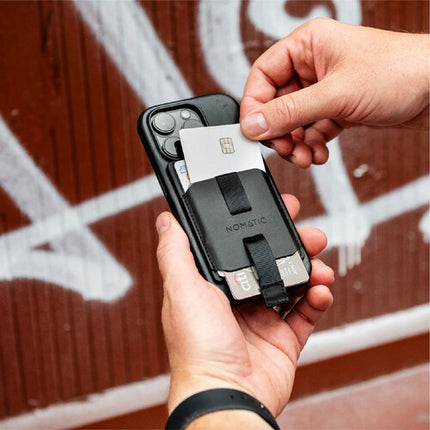 Nomatic Phone Wallet Marrón Cartera para Móvil Compatible MagSafe 4 Tarjetas